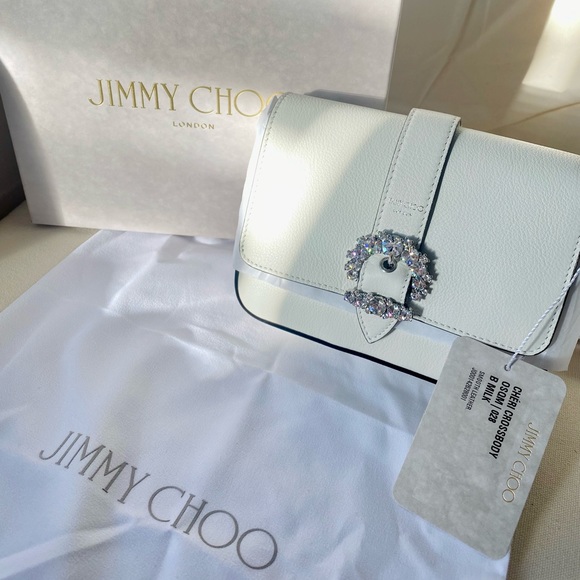 SOLD!!!! BNIB Authentic JIMMY CHOO Cheri in Milk β¨π€ - Picture 1 of 6